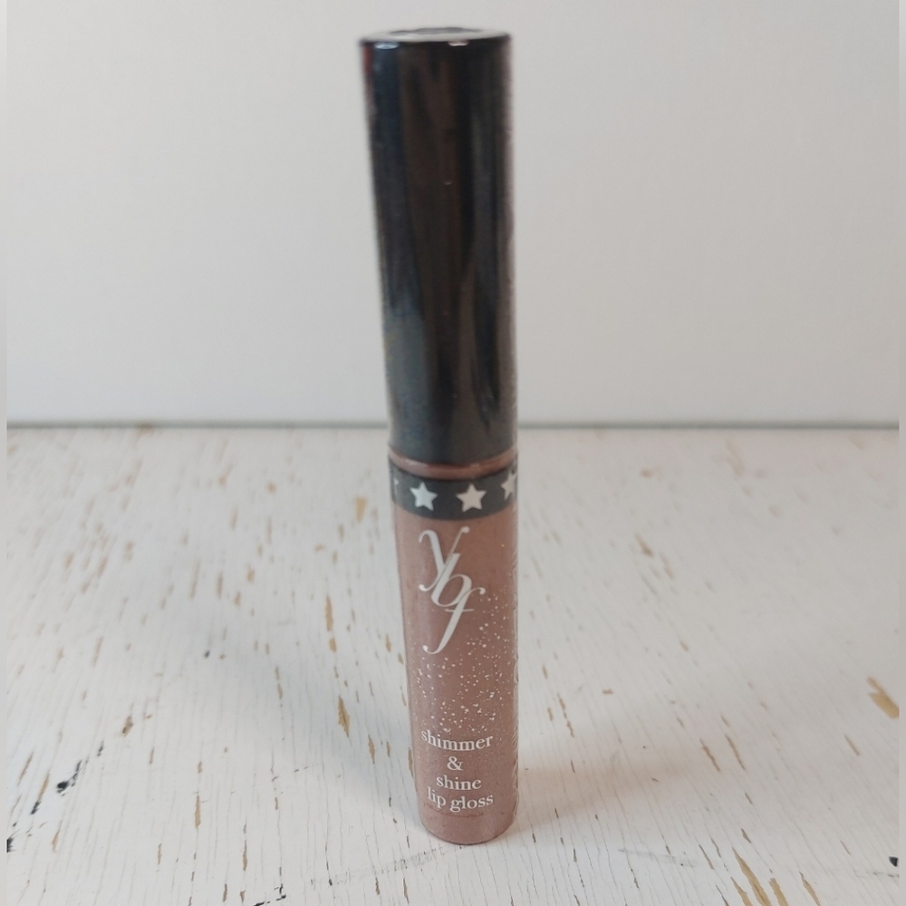 YBF Shimmer and Shine Lip Gloss Nicely Nude Color Pretty Moisturized Lips